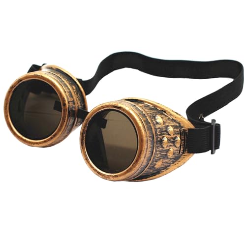 DD-life Steampunk Goggles Mad Scientist Goggles Cosplay for Men,Women,Adult