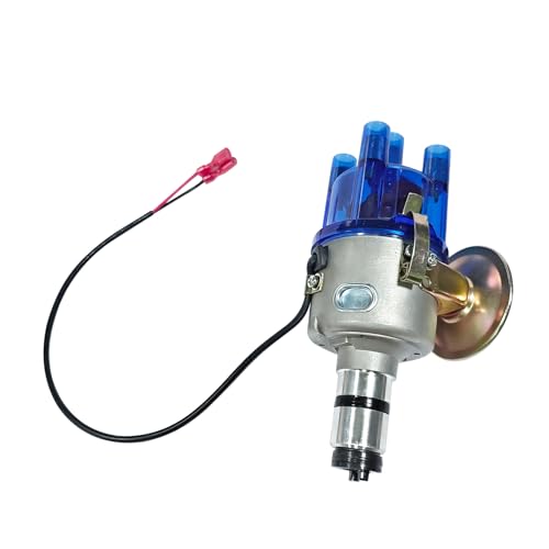 Image of 034 Vacuum Advance Electronic Distributor Blue | Fits for VW Bug Bus Ghia Beetle Fastback Karmann Transporter 0231170034EL, 0231170034