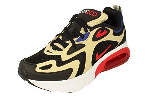 Nike Air Max 200 GS Running Trainers AT5627 Sneakers Shoes (UK 5 US 5.5Y EU 38, Team Gold University red Black 700)