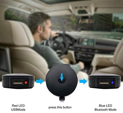 MASO Car Bluetooth V4.0 Audio Input Adapters USB Music Interface MP3 AUX Cable Adapter for B-M-W AC926