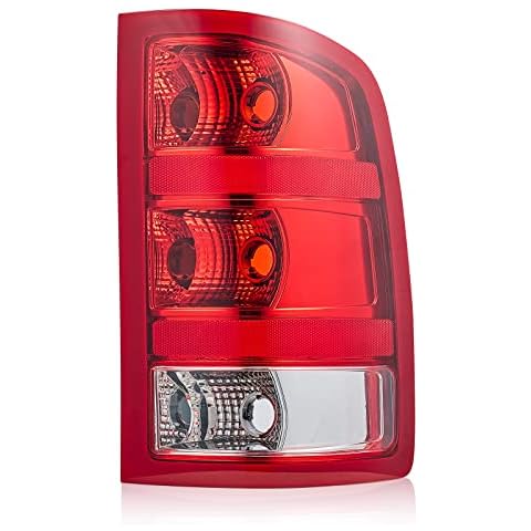 Passenger Side (RH) Tail Light Assembly fit for 2007-2013 GMC Sierra 1500 (SL, SLE, SLT, WT) 2007-2010 GMC Sierra 2500 3500 HD GM2801208 Cover