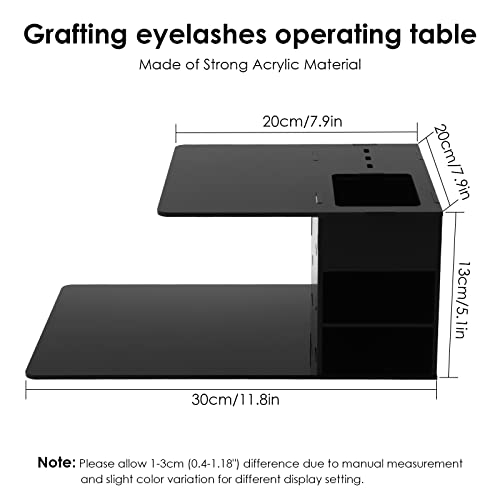 FAMKIT Organizador de ferramentas de extensão de cílios para prateleira e suporte de armário de exib