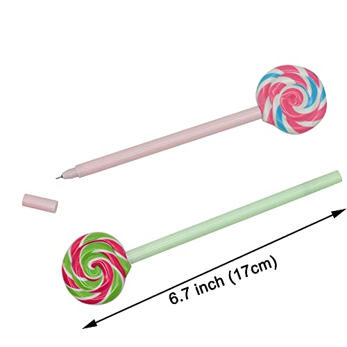 20 bolígrafos roller Maydahui con tinta negra y diseño colorido miniatura 2
