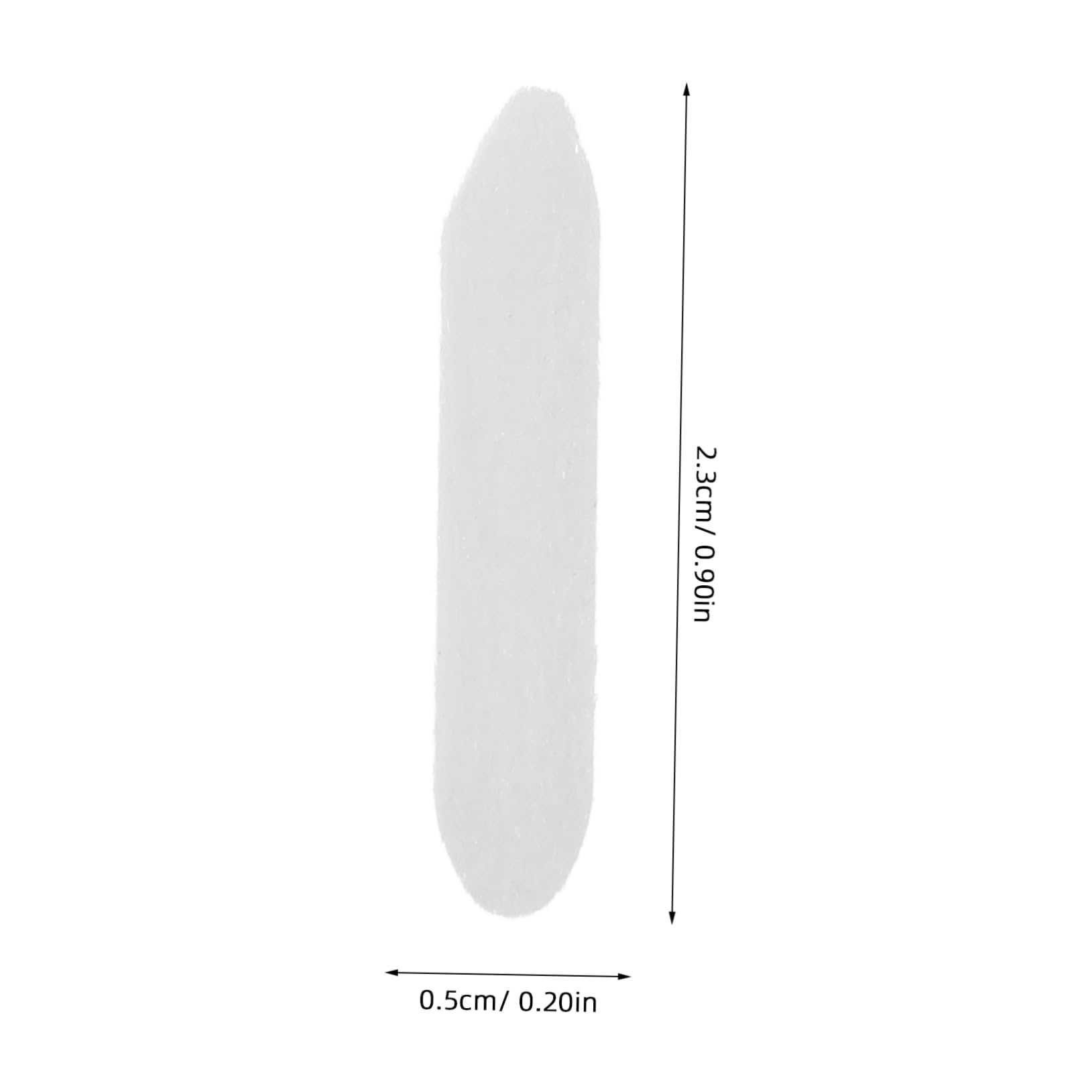 jojofuny 10pcs Painting Pen Tips Paint Pen Tips Nibs Marker Nibs Writing Stuff Devices Polyester White