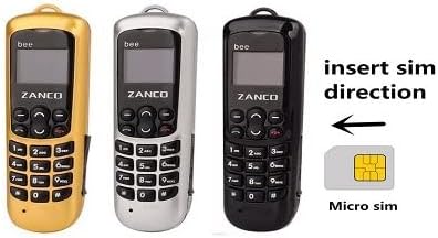 2019 ZANCO BEE (B33) PHONE WORLDS SMALLEST THINNEST MOBILE SMS BT MUSIC BT DIALER MP3 UNLOCKED CE ROHS WCDMA & GSM PLASTIC sold by mccs