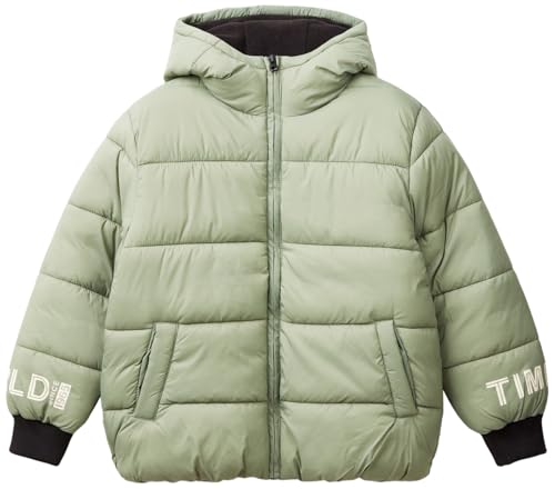 United Colors of Benetton Giubbotto 2MZKCN05K Giacca, Verde, 130 cm Bambino