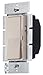 Hubbell Wiring Systems RDV600PAL tradeSELECT Single Pole Rocker Decorator Dimmers/Preset Lighting Control with Night Light, 600W Power, 120V AC, Almond