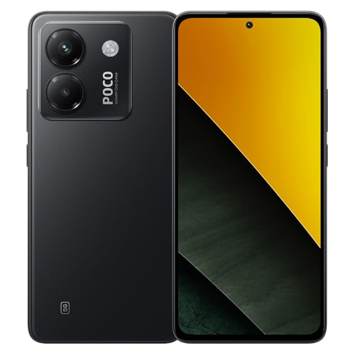 XIAOMI Poco M7 Pro 5G Smartphone 12 + 512 GB, Negro, con NFC, pantalla HD AMOLED 120 Hz, Batería 5110 mAh, TurboCharge 45 W (sin cargador)