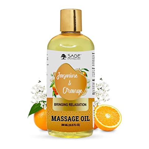 Sage Apothecary Orange Jasmine Massage Oil Cover