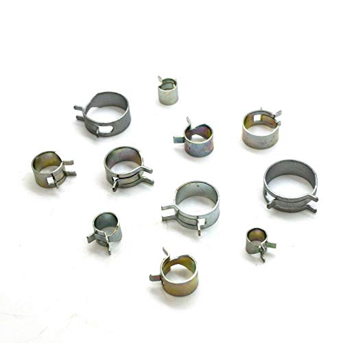 Image of 30 x 11 mm Spring Hose Clips Fuel - Air - Water - Gas - Silicone Hose Clamps