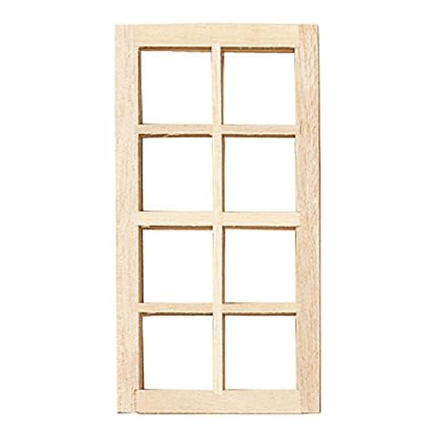 Dolls House Builders DIY Spare Parts 1:12 Scale Standard Wooden Window 8 Light Cover