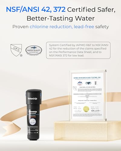 Image of Waterdrop 10UA Under Sink Water Filter System with 2 Filters, 2 Year