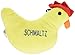 Copa Judaica Chewish Treat 8 by 3.5 by 6-Inch Schmaltz Chicken Squeak Plush Dog Toy, Large