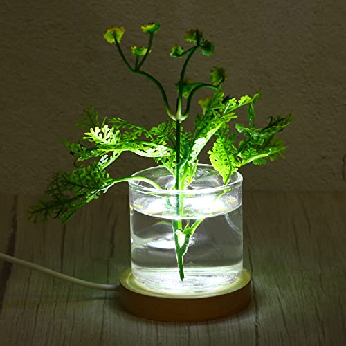 PATIKIL Wooden LED Light Base Stand - Image 4
