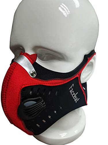 Facebat Black Outdoor Sports Mask – Anti-Dust, Windproof & Warm