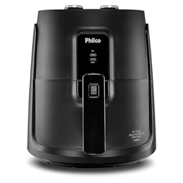 Fritadeira Air Fryer Gourmet Philco 4,4 Litros 1500w Preto Pfr15pg - 127v