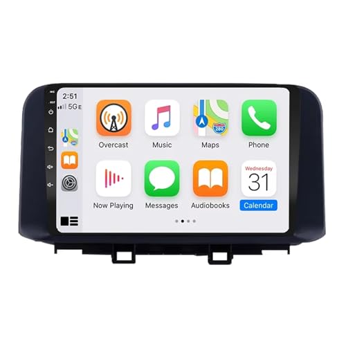Sistema de Navegación GPS para Hyundai Encino 2018 2019 Navegador para Camion Traffic, Mapas del Mundo, Avisos de Restricciones, Actualizaciones Rápidas Vía Wi-Fi, Señales Visuales, 8 Nuclear 8G+256G
