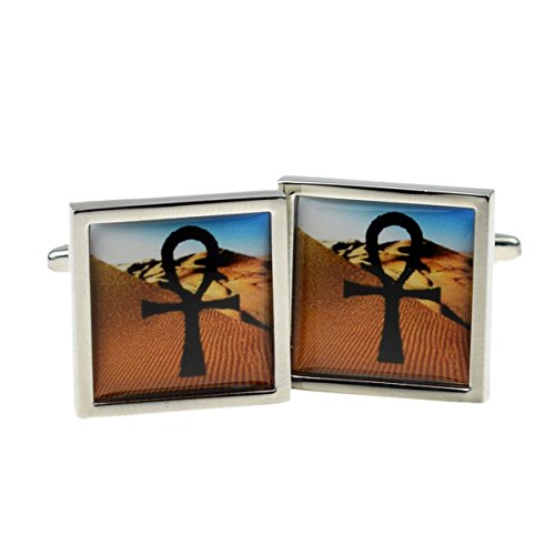 Mancuernillas para hombre RGT GTR Ankh Egipcio miniatura 1
