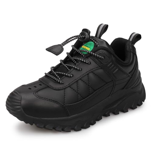 Image of UOVO Boys School Shoes Uniform Black Dress Shoes for Kids
