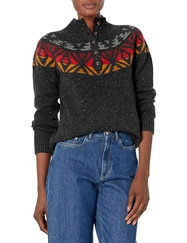 Pendleton Women's Fair Isle Mockneck Merino Sweater