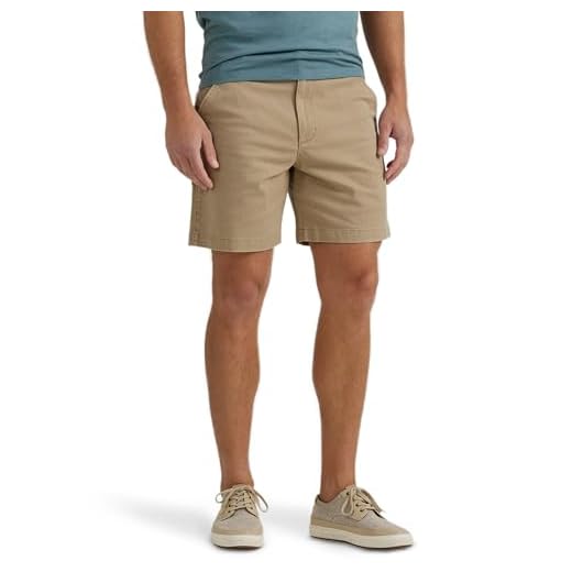 Wrangler Authentics Men's Flat Front Short, Elmwood, 38W x 9L
