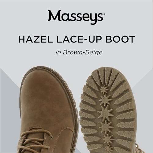 Masseys Women's Hazel Lace-Up Lug Sole Boot2