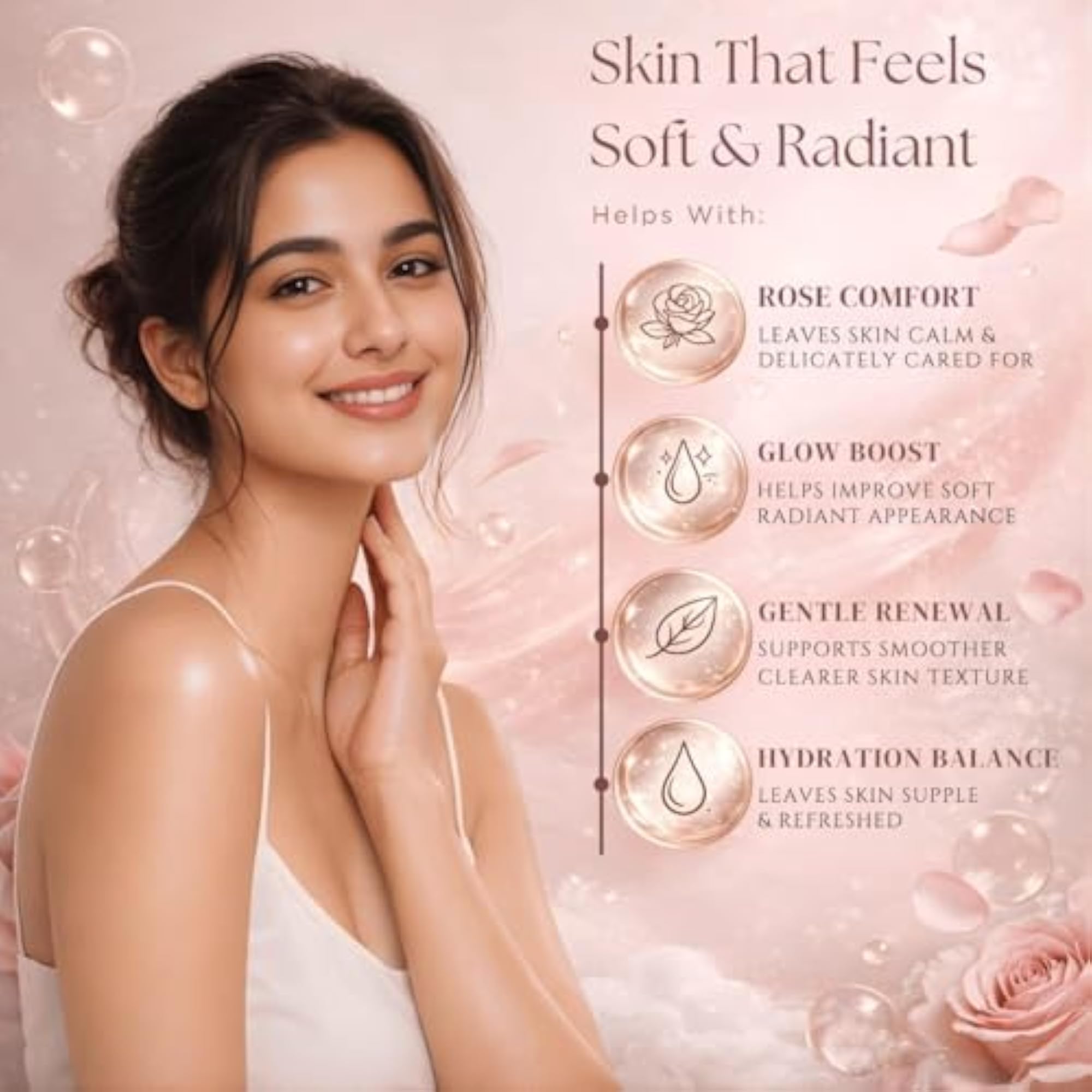 Ramoé British Rose Shower Gel Body Wash