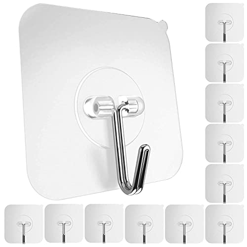 Boniry 30 Pcs Wall Hooks for Hanging Strong | Adhesive Hooks for Wall Heavy Duty | self Adhesive Hook | Hooks for Hanging | Sticky Photo Frame Hangers | Wall Hooks for Hanging Strong 5 Kg