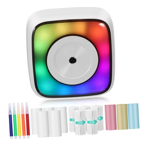 Imprimante thermique portable Homoyoyo mini appareil de poche sans encre pour etiquettes autocollantes