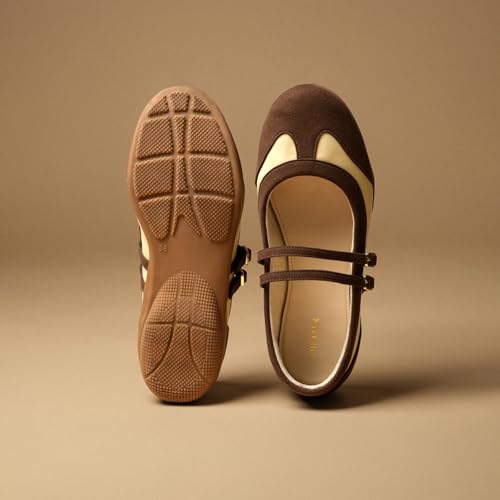 Image of Theater Yuki Casual Sneakers in Suede for Women | Stylish Flat Lace-Up Shoes | Lightweight Comfortable Footwear with Cushioned Insole