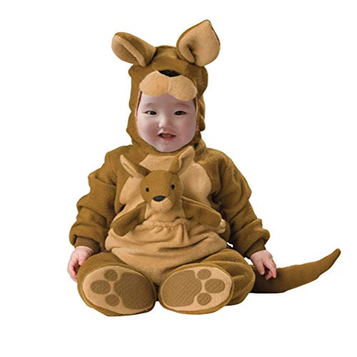(since then) コスチューム コスプレ 着ぐるみ 寝相アート ハロウィン 記念撮影 寝袋 衣装 誕生記念 赤ちゃん ベビー 仮装 出産祝い かわいい 動物 さる 猿 怪獣 (カンガルー, 95CM)