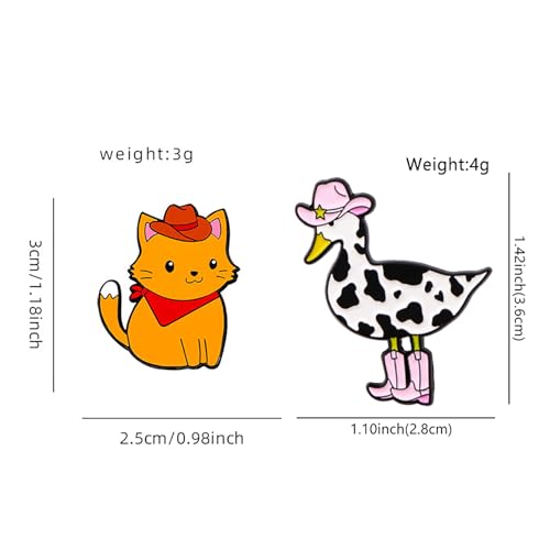 Image of Cute Enamel Pins Cartoon Lapel Pin Brooch Badge for Backpack Jackets Funny Tiger Pins for Gift Anime Enamel Pin for Clothing Hat Decoration