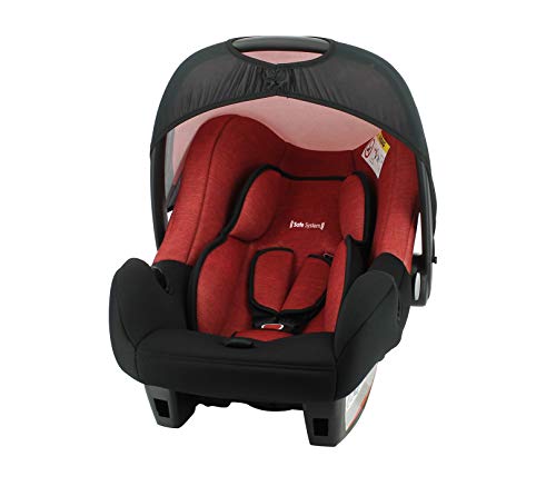 Safe System Autoasiento BEONE Grupo 0+ (0-13Kg) - Fabriqué en France - Orientación hacia atrás