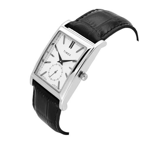 Image of TIMEX Analog Watch for Men with Rectangle Dial & Water Resistant Man's Wrist Watches