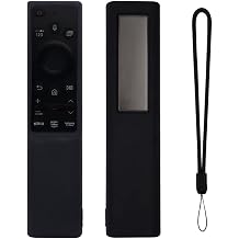2022 Samsung TV i in Uyumlu Silikon Koruyucu Kapak BN59-01357A/01363L/01364A TM -1990C G ne  Uzaktan Kumanda Koruyucu Kapak Kordonlu Yedek K l f Siyah