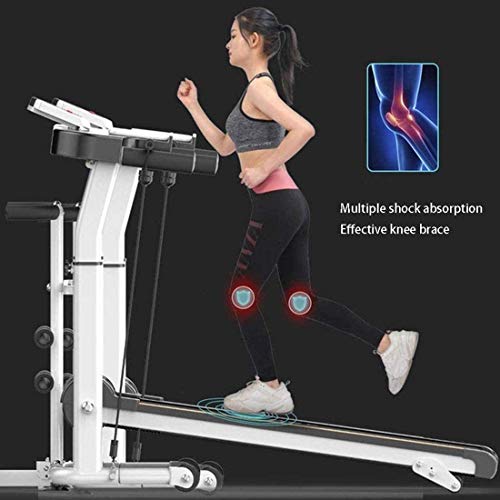 Image of Treadmills for Home Folding with Incline Mini Foldable Treadmill Indoor Sports Silent Folding Mechanical Walking Machine, Fitness Weight-Loss Exercise