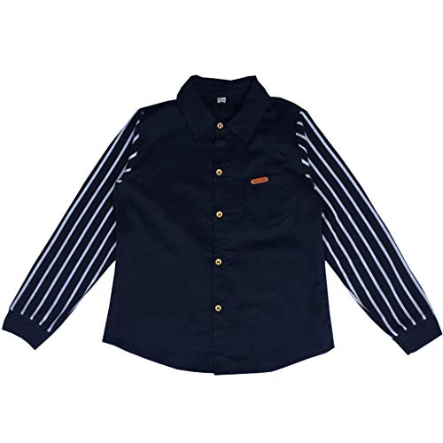 Clothes Boys Stripe Tops Shirt Teen Gentleman Fastener Kids Baby Long Sleeve Tops Toddler Girl Button Down Fall Tops