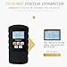 VISLONE Geiger Counter Radiation Detector LCD Display Radiation Protection Radiation Meter X, r and hard β ray Nuclear Radiation Dose Alarm Household Laboratory Hospital Marble Radioactive