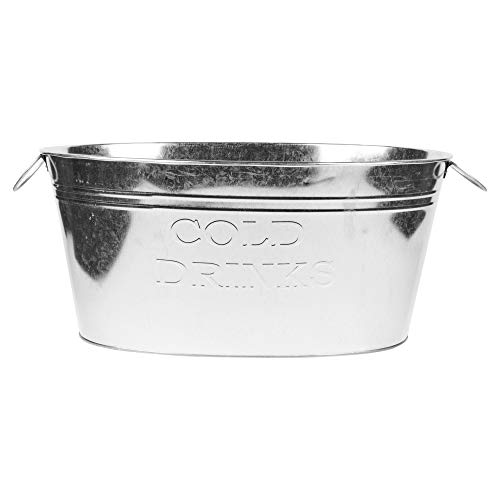 Wine Champagne Beer Cocktail Drinks Ice Cooler Cold Metal Bucket Bar Tub Party - Image 4