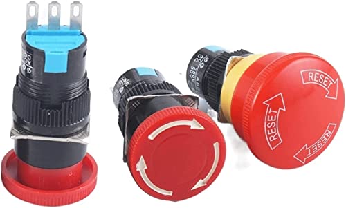 Bouton-poussoir arrêt d'urgence 16mm pour sécuriser vos machines industrielles