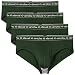 David Archy Men's 4 Pack Micro Modal Separate Pouch Briefs (S,Green)