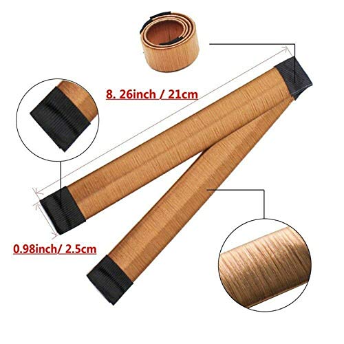 Doneioe – 2 peças de acessórios de cabelo para fazer coque de cabelo, acessório para fazer coque de