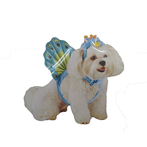 Disfraz para perro pavo real talla S