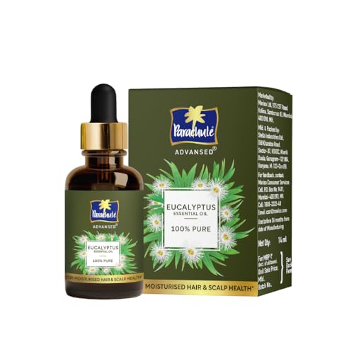 Image of Parachute Advansed Eucalyptus Essential Oil, 14ml| 100% Pure | Strengthens Hair, Reduces Breakage | Helps to promote Hair Growth |Refreshes skin