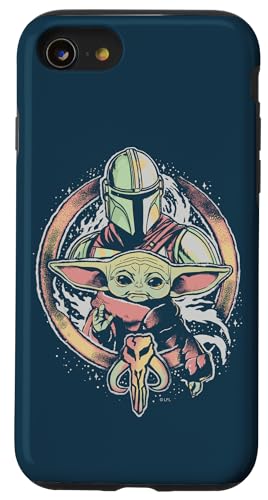 Coque iPhone 7 Star Wars Mandalorian The Child antichoc pour smartphone Apple