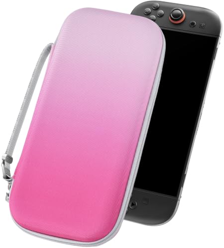 ivoler Carrying Case for Nintendo Switch 2 Model(2025), Ombré Pink