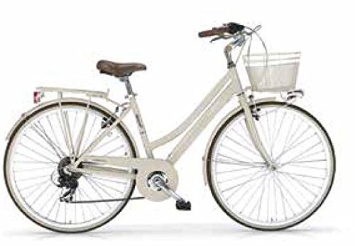 MBM Boulevard 835d/18 Bicicleta, Mujeres, Beige Crema A07, Talla única
