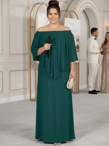 Image of KOH KOH Womens Strapless Off Shoulder Flattering Cocktail Maxi Dress Gown