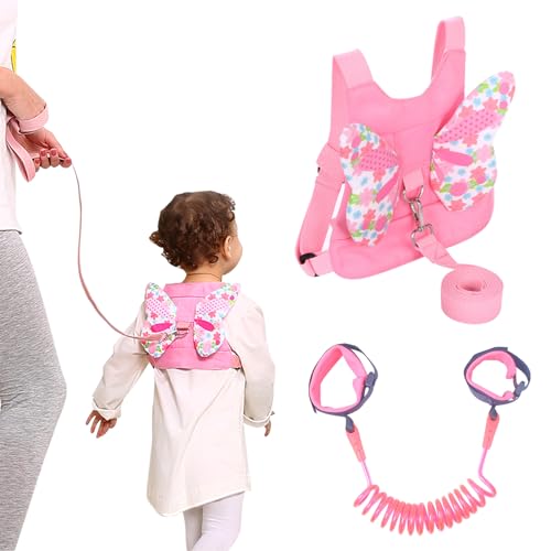 DKDDSSS Guinzaglio per Bambini, Imbracatura di Sicurezza Bambini, Guinzaglio per Bambini Anti-Loss, Anti perso Collegamento del Polso, per Bambino e Bambino Imparare A Camminare