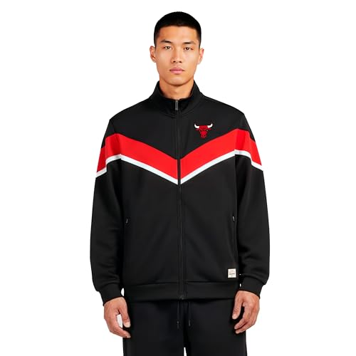 Image of GAME 7 NBA mens X Nba Men's Officially Licensed Long Sleeve Neoprene Zip Up Sweatshirt